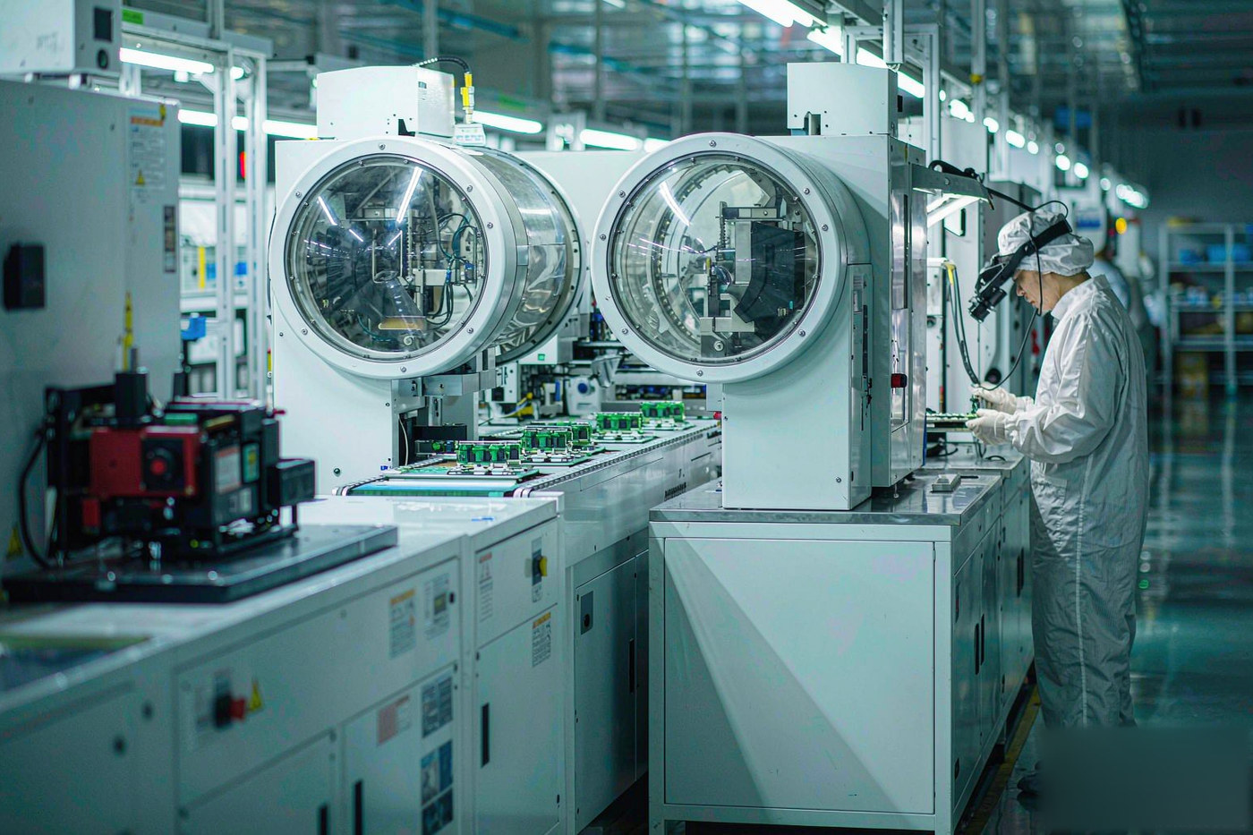 Memory module production line