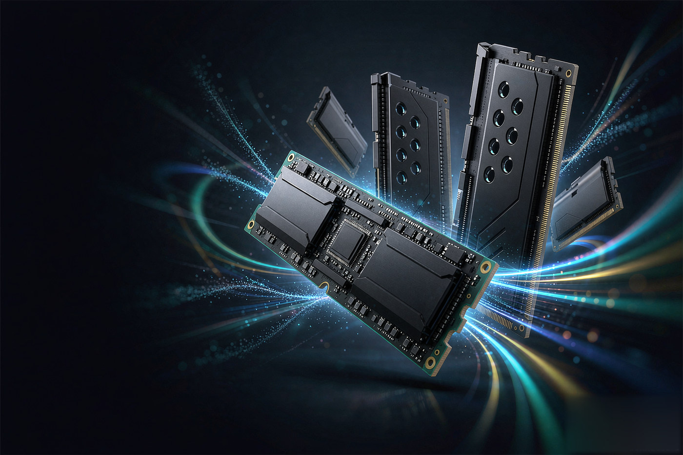 BQD memory modules and solid state drives
